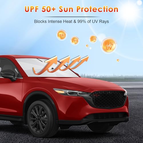 for Car Windshield Sunshade Umbrella 2018 (for 2018-2025 Mazda CX-5)