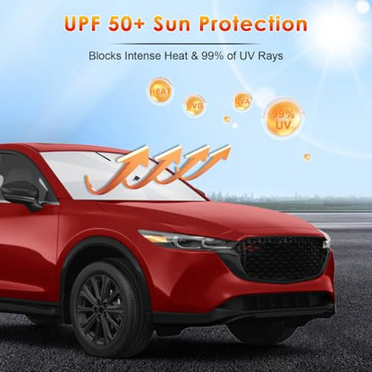 for Car Windshield Sunshade Umbrella 2018 (for 2018-2025 Mazda CX-5)