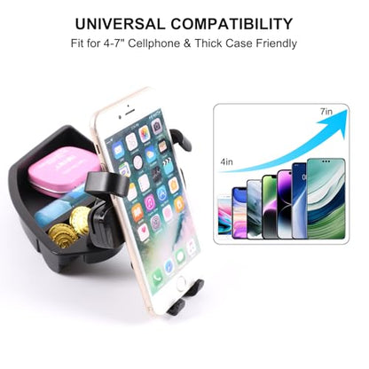 Car Phone Holder Center Console Organizer Compatible with Corvette C8 2020 (B)
