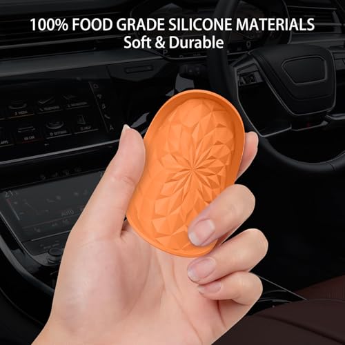Car Coasters for Cup Holders [4 Pack] (4pack-orange)