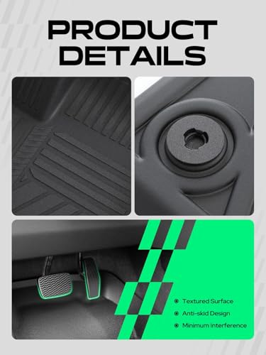 Automotive Floor Mats for Chevy Traverse 2018 (4PCS Floor Mats)