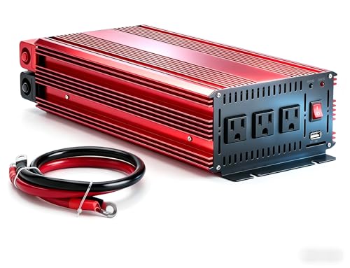 3000W Power Inverter (Red)