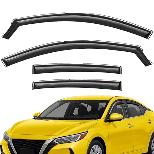 Extra Durable Window Deflectors in (For Nissan Sentra 20-25)