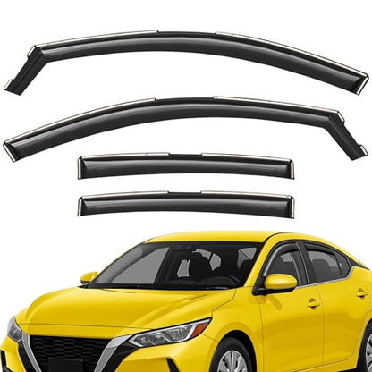 Extra Durable Window Deflectors in (For Nissan Sentra 20-25)