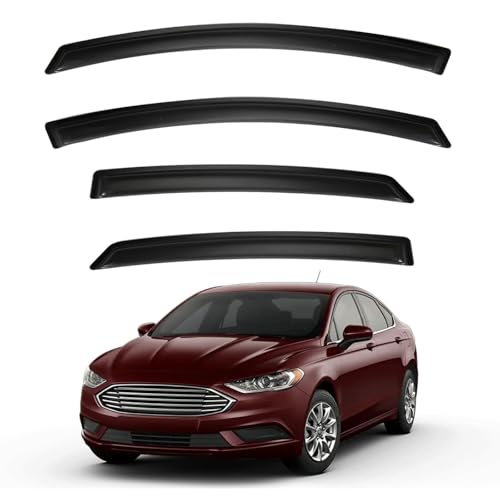 4pcs Window Visors Rain Guards for 2013 (2013-2020 Fusion)
