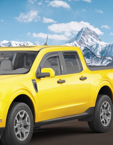in Channel Window Visors Rain Guards for Ford Maverick 2022 (Fit for 2022-2026 Ford Maverick)