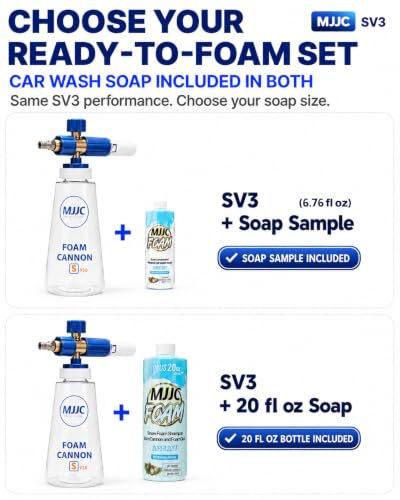 Foam Cannon S V3.0 (Foam Cannon + SOAP Sample)