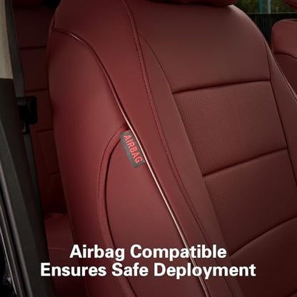 Custom Seat Covers for KIA Sportage 2017 (Burgundy / 2017-2022 Sportage S,EX,LX,SX,SX TURBO)