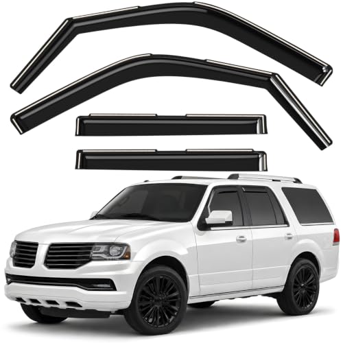 Window Deflectors Smoke Tinted in (For Navigator 07-17)