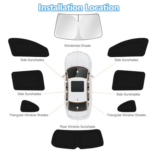 Car Window Shades for Volkswagen Golf MK7 2013 (FOR | Golf MK7 2013-2018 (8pcs))