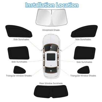 Car Window Shades for Volkswagen Golf MK7 2013 (FOR | Golf MK7 2013-2018 (8pcs))