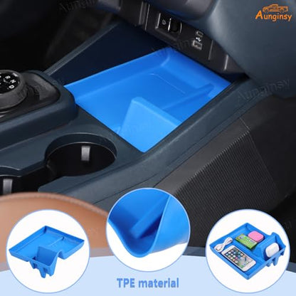 Center Console Shifter Storage Tray for Ford Maverick 2022 (Blue)
