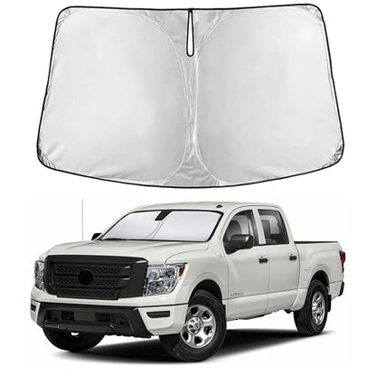Windshield Sunshade Compatible for Nissan Titan 2020