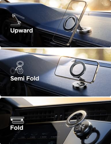 All Metal MagSafe Car Mount (Black)