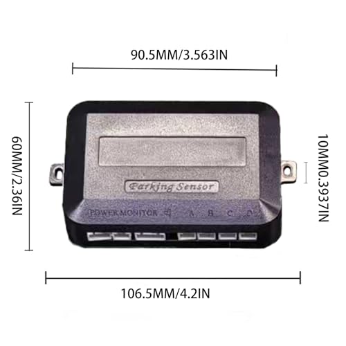 Parking Sensor Kit LCD (Dark Red)