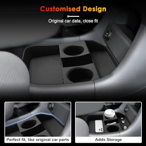 for 2026 Hyundai Palisade Under Console Organizer for 2026 Palisade Hybrid 7