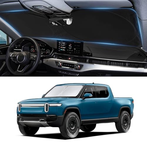 Custom Fit Rivian R1T Windshield Sunshade for 2022 (Fit Rivian R1T 2022-2025)