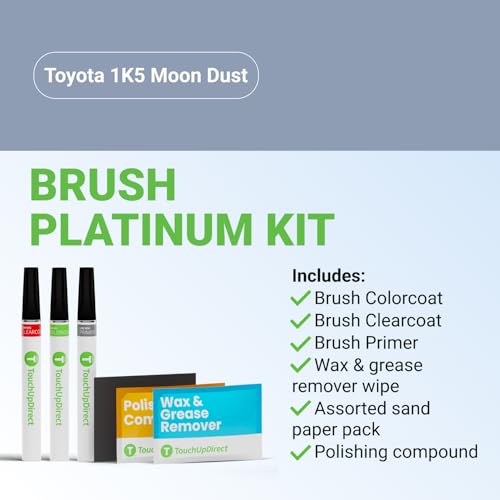 Car Paint Touch Up Brush Kit (Brush - Platinum Kit / Moon Dust)