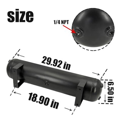 5 Gallon Air Tank for Suspension (5 Gallon / 5 Gallon)