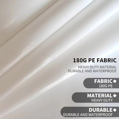 10 x 20 FT Carport Replacement Cover (10'x20' / White)