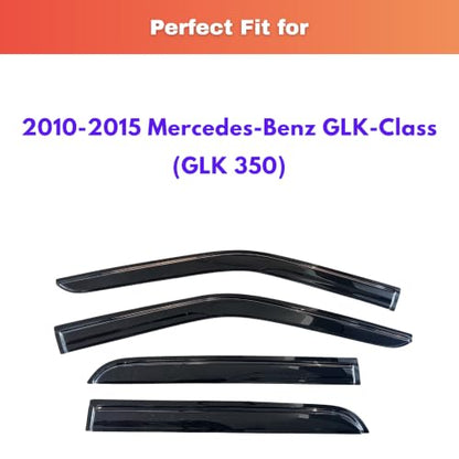 Rain Guards Window Visors for 2010 (2010-2015 GLK-Class)