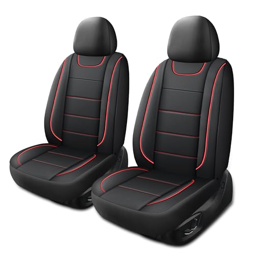 Front Car Seat Cover (N4 Black Red / Front Seat)