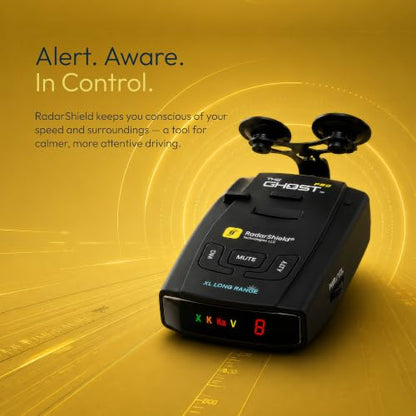 RadarShield Ghost Pro Radar and Laser Detector for Cars (The Ghost Pro)