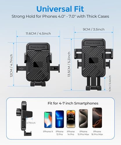 Cup Holder Car Phone Mount (Single Clamp)