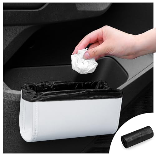 Car Trash Can (White)