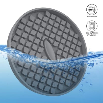 Car Cup Coasters [4 Pack] Silicone Car Coasters (4 Pack-deep Grey)