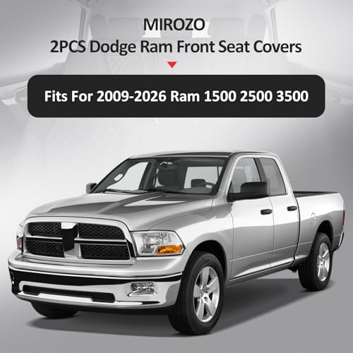 Front Ram Seat Cover for 2009 (Black And Blue / Front (2PCS))