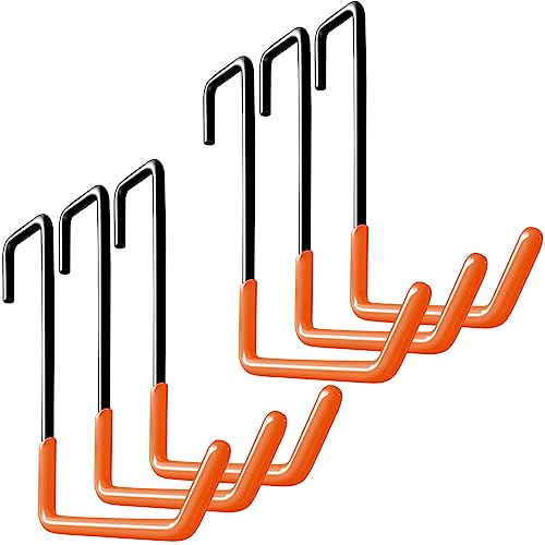 Rafter Hanger Large S Garage Hooks Bike Storage System Holder Organizer (Orange)