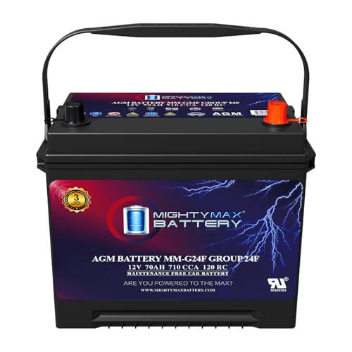 MM G24F Start and Stop Car BCI Group Size 24F 12V 70Ah (Group 24F)