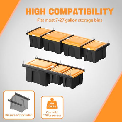 Overhead Garage Storage Rack (For 4 Bins)