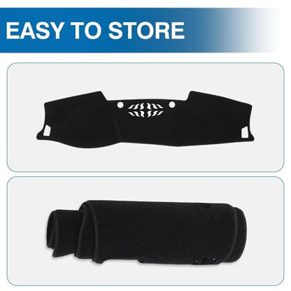 Black Dash Cover for Kia Seltos 2021 2022 2023 (Seltos 21-23(black))