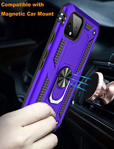 for Google Pixel 4 Case with Screen Protector (Purple / Google Pixel 4)