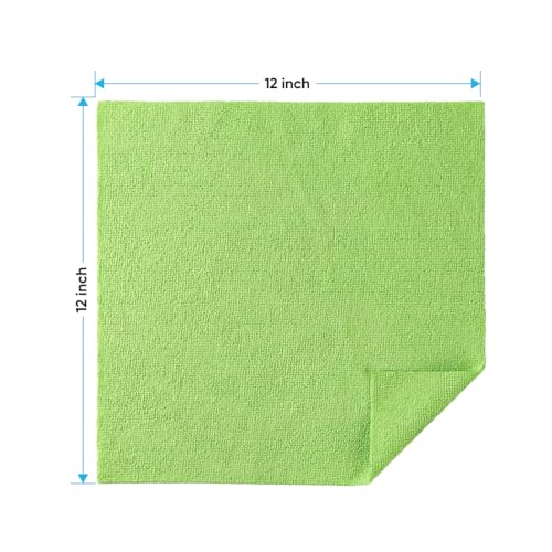 Microfiber Cleaning Cloth 600 PK (Multicolor / 11.5 x 11.5 Inch)