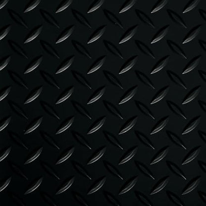 Lite Diamond Tread Pattern Midnight Black Vinyl Rollout Garage Flooring Protector Mat for The Garage and Beyond (Midnight Black / 168"L x 90"W x 0"Th)