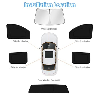 Car Window Shades for Chevrolet Silverado 1500 2014 (FOR | Silverado 2014-2019 (6pcs))