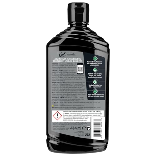 Hybrid Solutions Ceramic Black Car Polish & Wax (14 Fl Oz (Pack of 1))