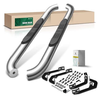 4 Inch Running Boards for Chevy & GMC (Regular Cab / 4 Inches)