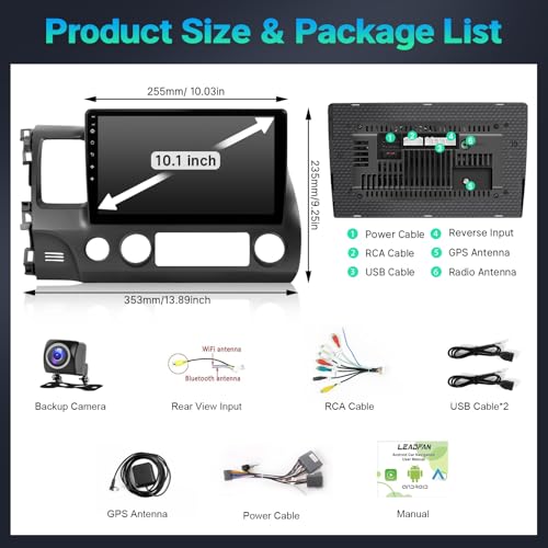 Radio for Honda Civic 2006 2007 2008 2009 2010 2011
