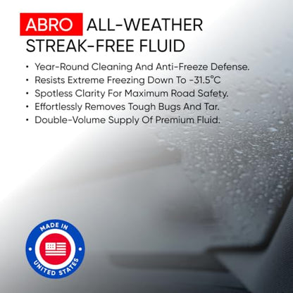 Car Windshield Cleaner Ready to Use Formula (128 Fl Oz (Pack of 2))