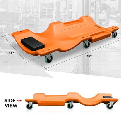 40 in Low Profile Under (Orange / 40" L)