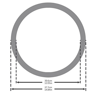 Classical Leather Automotive Universal Steering Wheel Covers (Pure Beige)