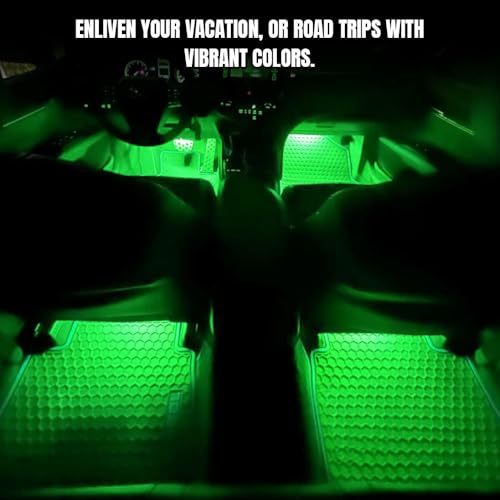Car LED Strip Light (Green / Cigarette Lighter)