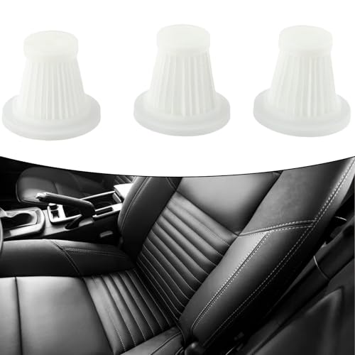 for MINI Vacuum Cleaner Filter Element Replacement Parts Washable Screen for Compatible For Car Cordless Vacuum Home Cleaning Maintenance Accessories Vacuum Handheld Upright Filter (3 PACK)