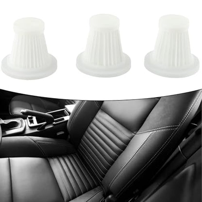 for MINI Vacuum Cleaner Filter Element Replacement Parts Washable Screen for Compatible For Car Cordless Vacuum Home Cleaning Maintenance Accessories Vacuum Handheld Upright Filter (3 PACK)