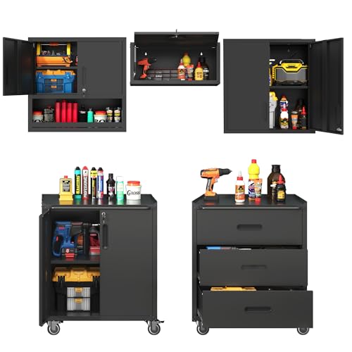 Garage Storage Cabinet System (Black)