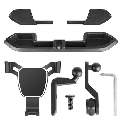 Car Phone Holder Center Console Organizer For Jeep Wrangler 4XE 2019 2020 2021 2022 2023 Auto Accessories Navigation Bracket Interior Decoration Screen Mobile Cell Mount case (for Wrangler 4XE 2019-2023)